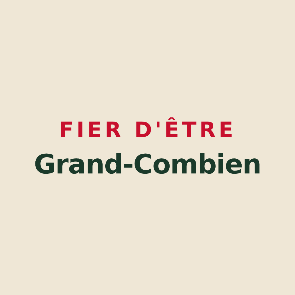 Tote bag « Fier d'être Grand-Combien » — design pour La Grand-Combe