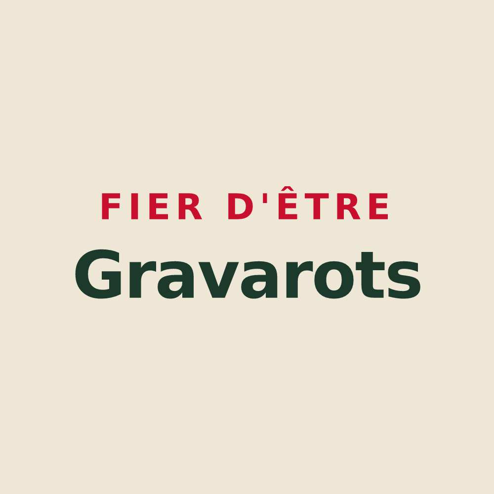 Tote bag « Fier d'être Gravarots » — design pour La Grave