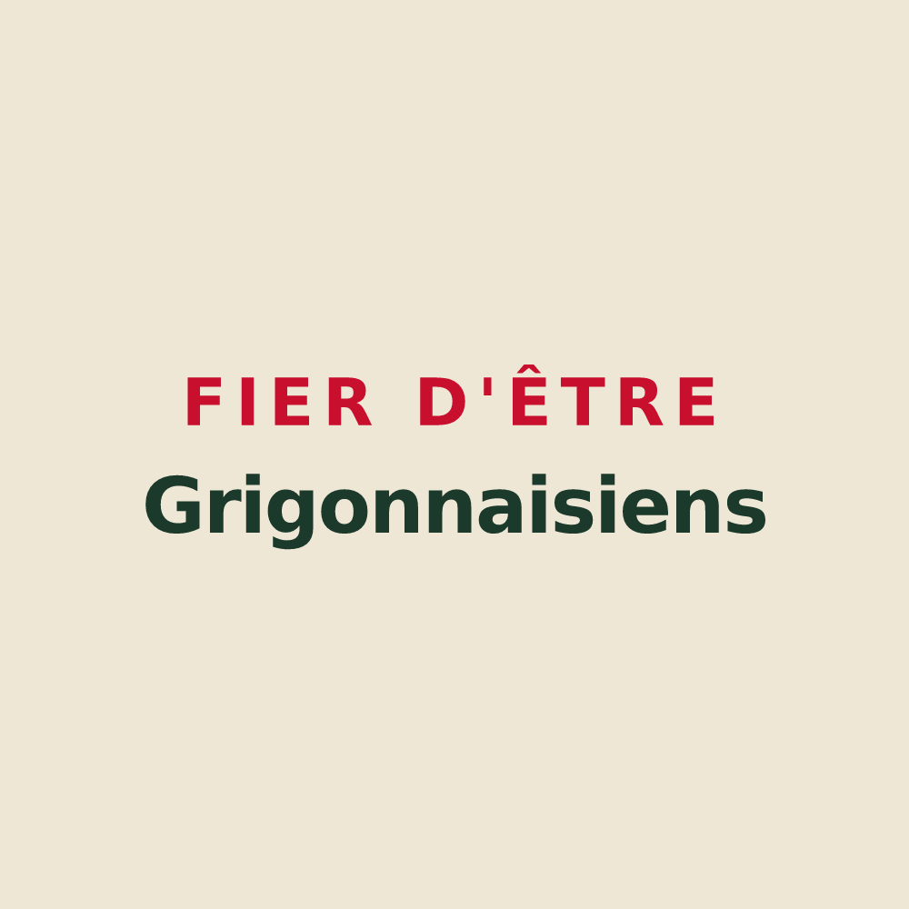 Tote bag « Fier d'être Grigonnaisiens » — design pour La Grigonnais