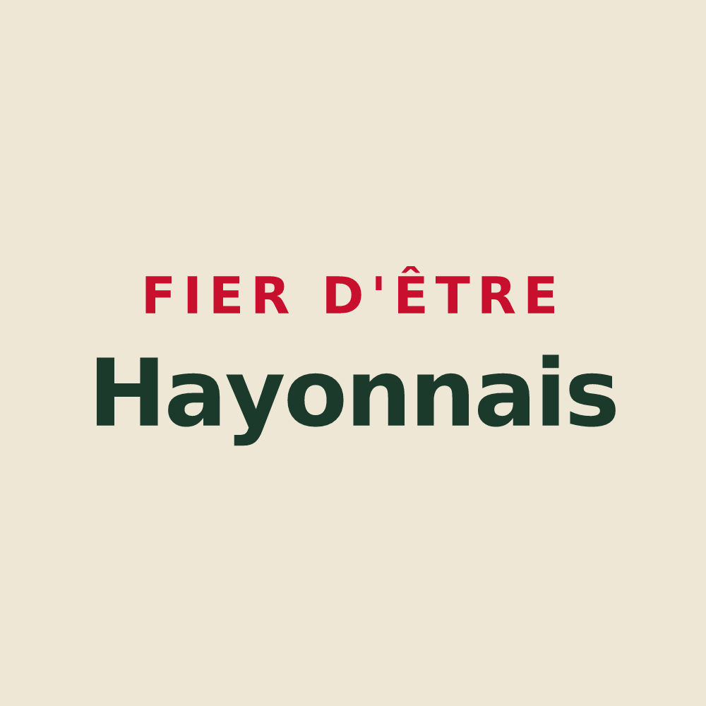Tote bag « Fier d'être Hayonnais » — design pour La Haie-Fouassière