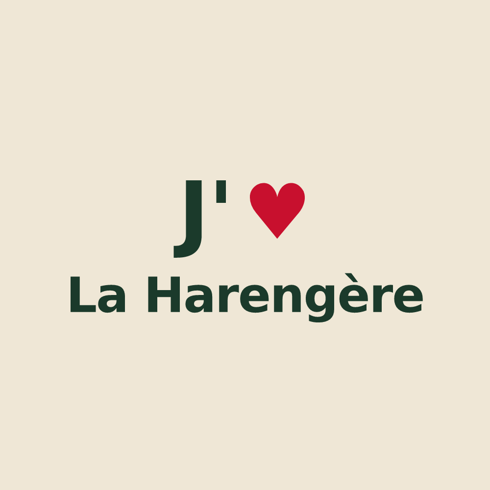 Tote bag personnalisé La Harengère — design J'aime La Harengère
