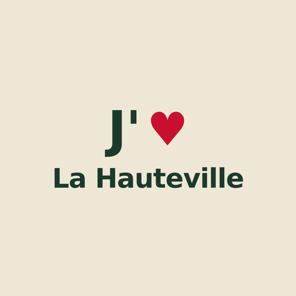 Tote bag personnalisé La Hauteville — design J'aime La Hauteville