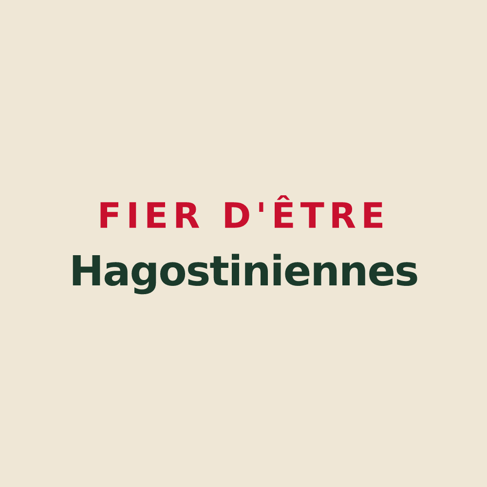 Tote bag « Fier d'être Hagostiniennes » — design pour La Haye