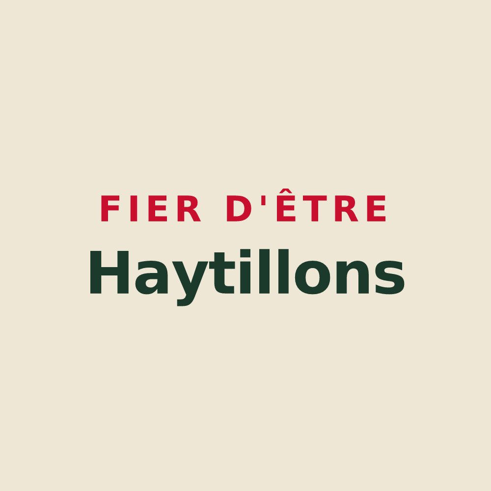 Tote bag « Fier d'être Haytillons » — design pour La Haye