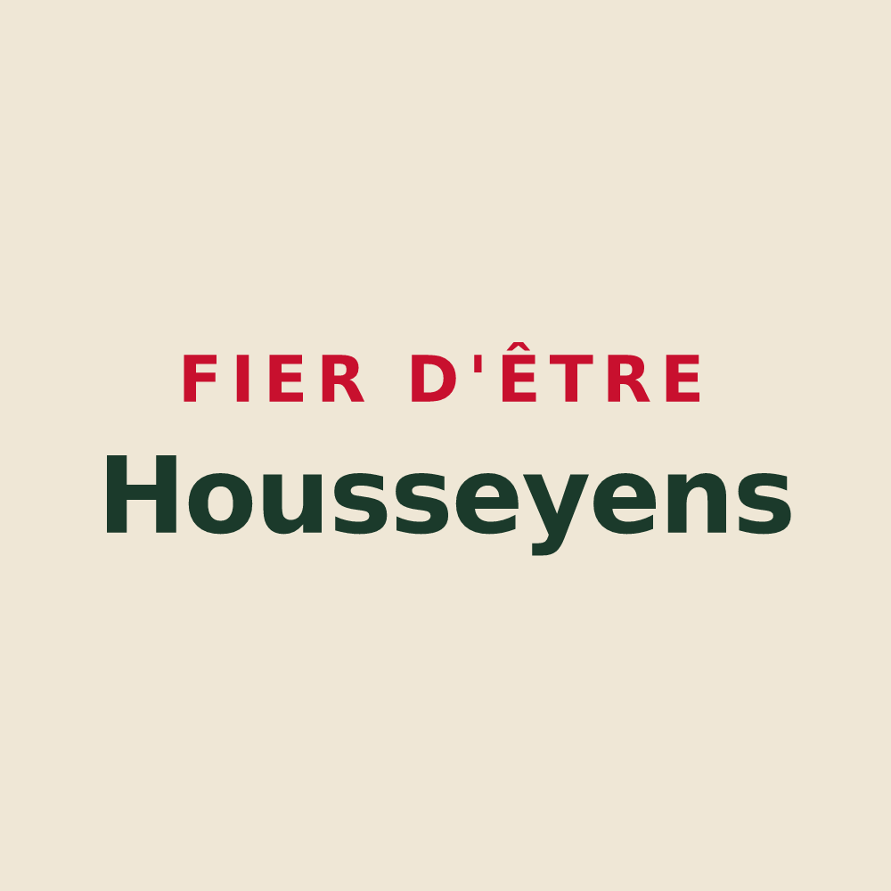 Tote bag « Fier d'être Housseyens » — design pour La Houssaye-Béranger