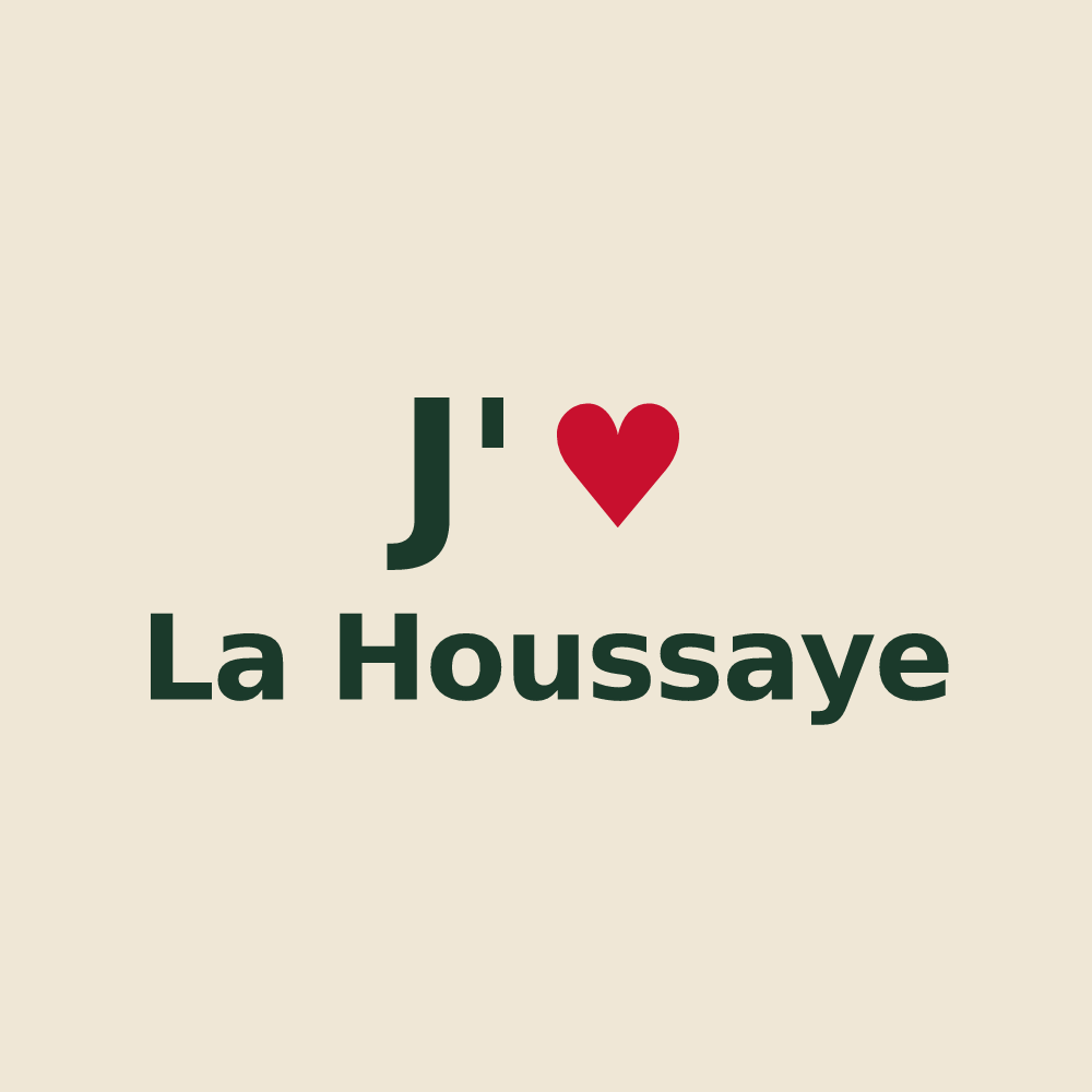 Tote bag personnalisé La Houssaye — design J'aime La Houssaye