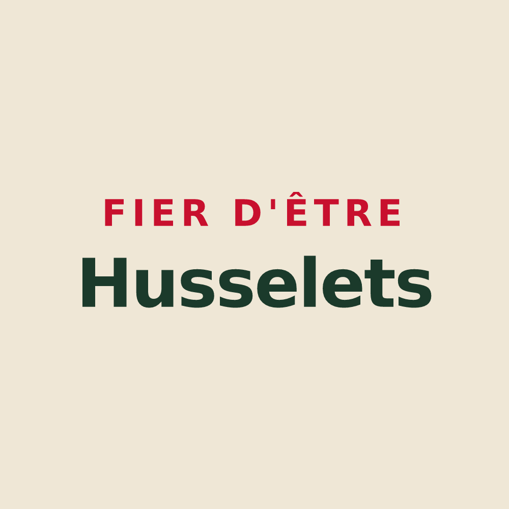 Tote bag « Fier d'être Husselets » — design pour La Houssière