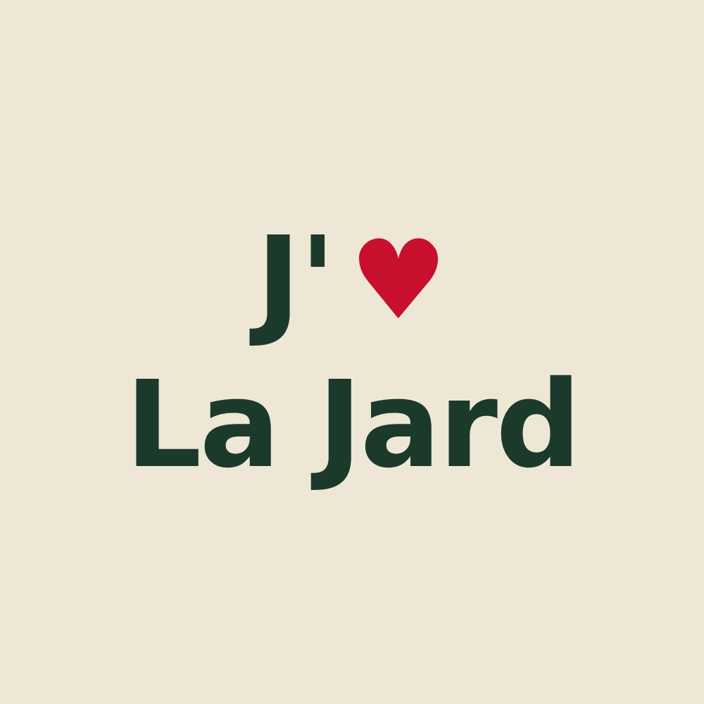 Tote bag personnalisé La Jard — design J'aime La Jard