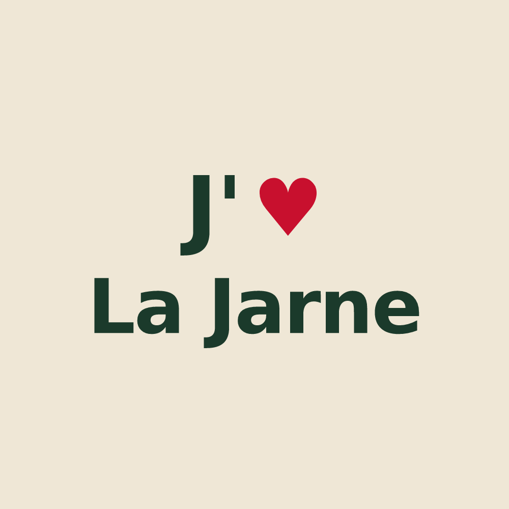 Tote bag personnalisé La Jarne — design J'aime La Jarne