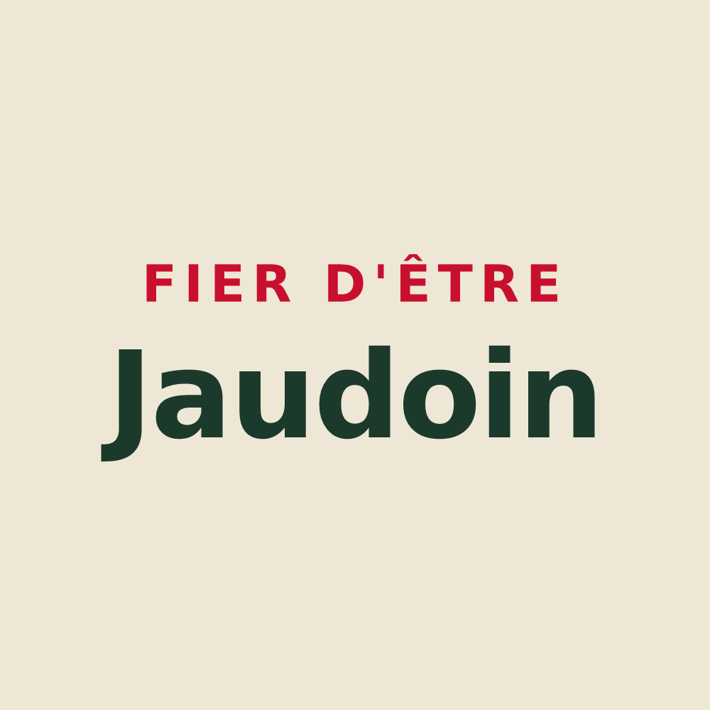 Tote bag « Fier d'être Jaudoin » — design pour La Jaudonnière