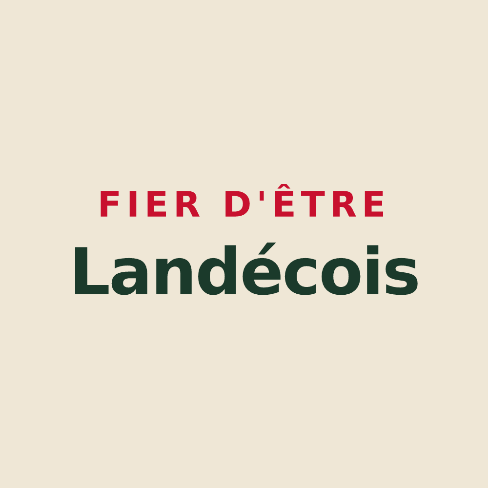 Tote bag « Fier d'être Landécois » — design pour La Landec
