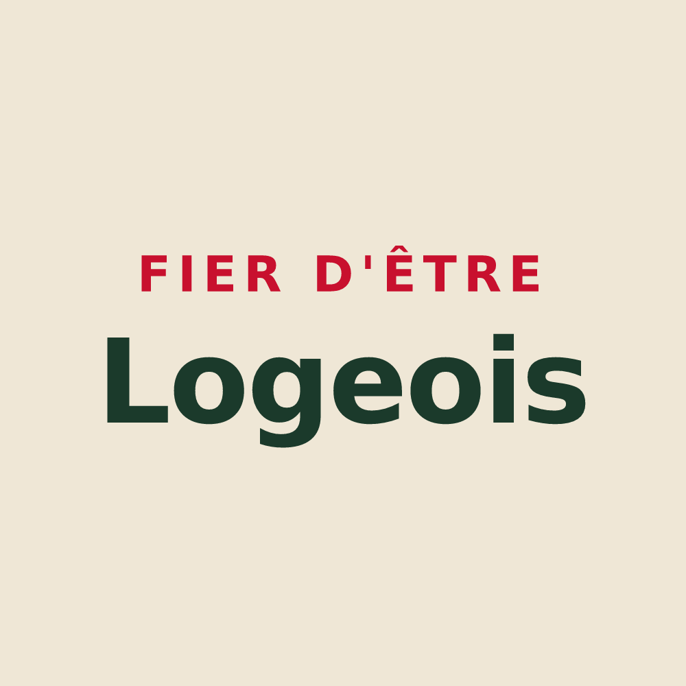 Tote bag « Fier d'être Logeois » — design pour La Loge