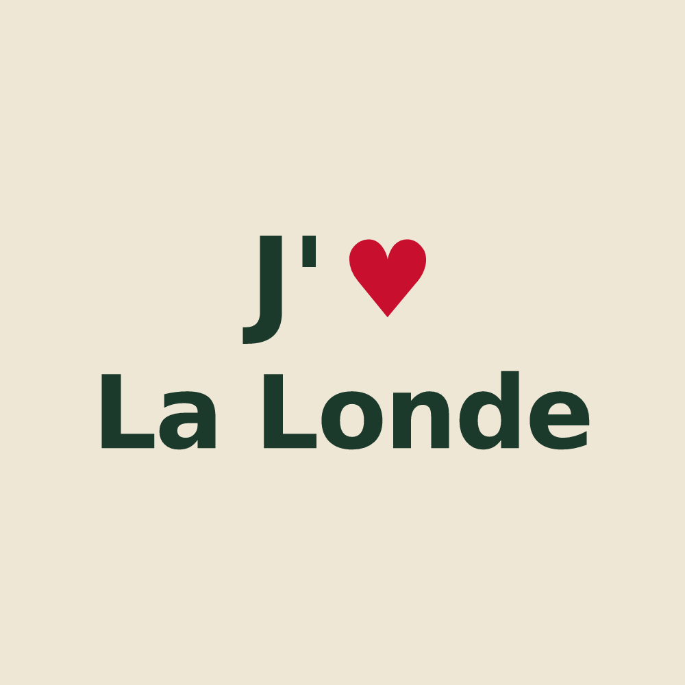 Tote bag personnalisé La Londe — design J'aime La Londe