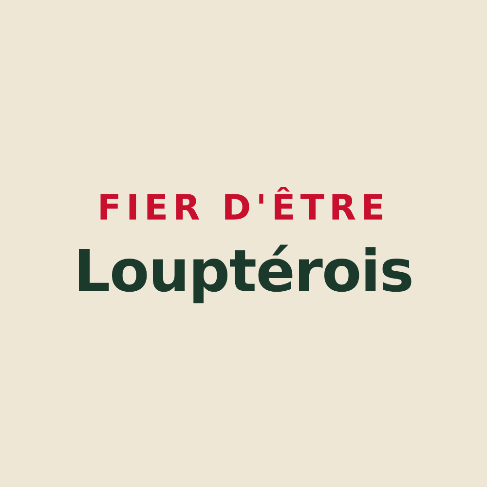 Tote bag « Fier d'être Louptérois » — design pour La Louptière-Thénard