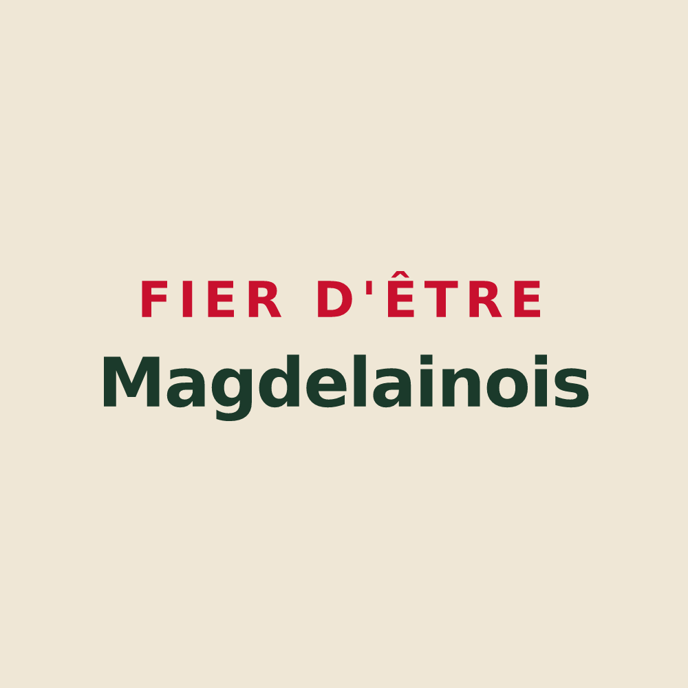 Tote bag « Fier d'être Magdelainois » — design pour La Magdelaine-sur-Tarn