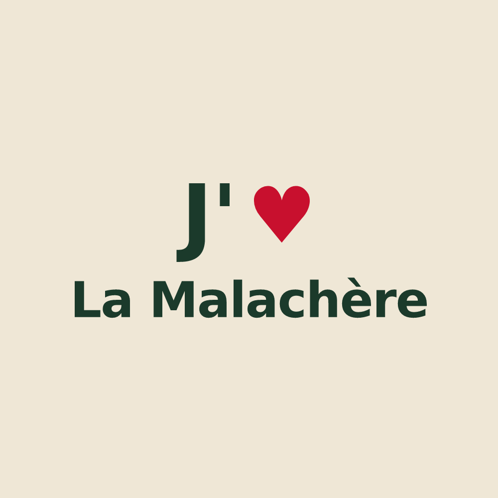 Tote bag personnalisé La Malachère — design J'aime La Malachère