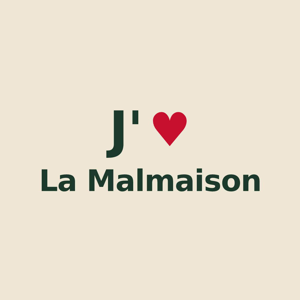 Tote bag personnalisé La Malmaison — design J'aime La Malmaison