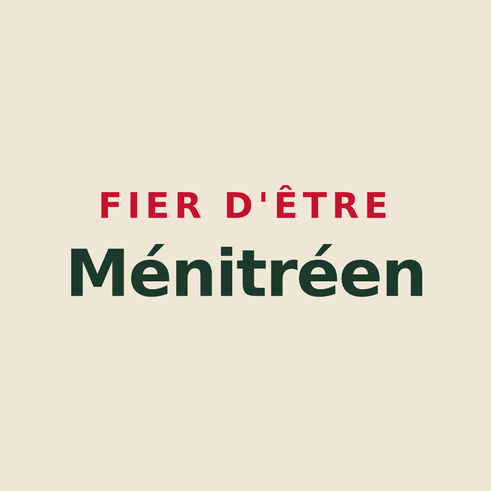 Tote bag « Fier d'être Ménitréen » — design pour La Ménitré