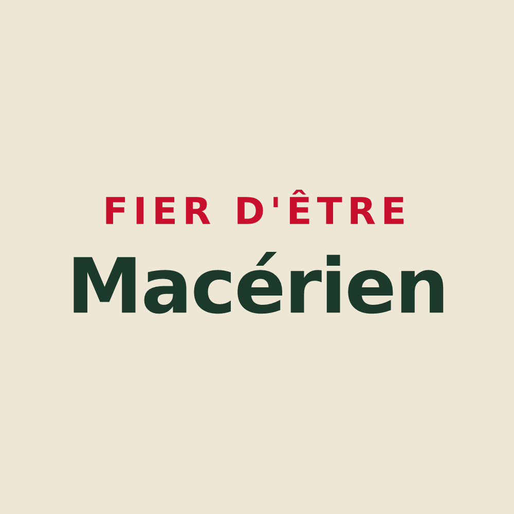 Tote bag « Fier d'être Macérien » — design pour La Mézière