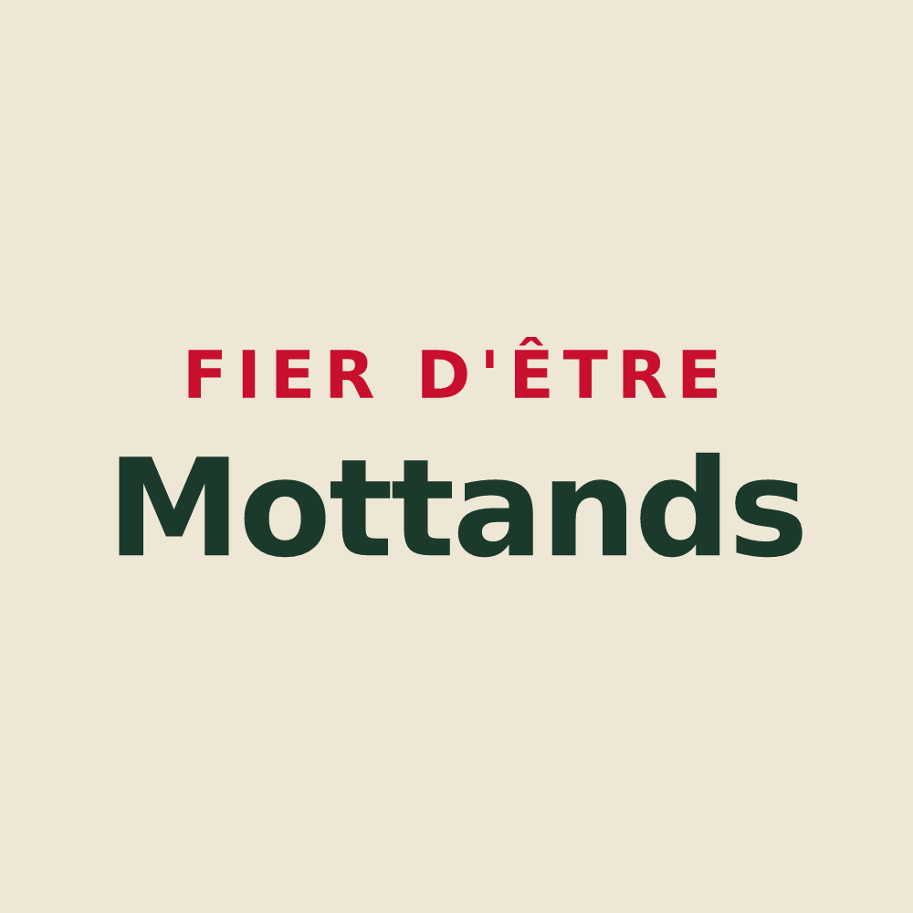 Tote bag « Fier d'être Mottands » — design pour La Motte-en-Bauges