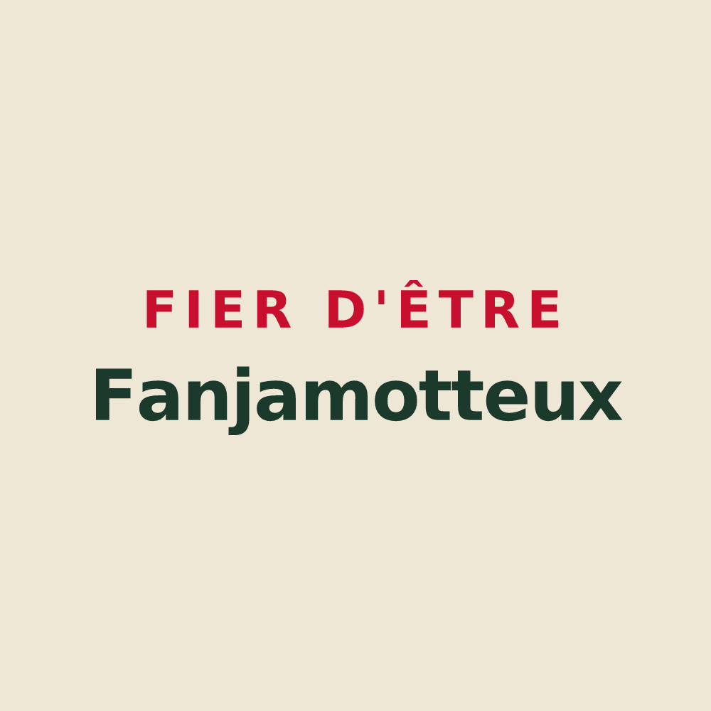 Tote bag « Fier d'être Fanjamotteux » — design pour La Motte-Fanjas