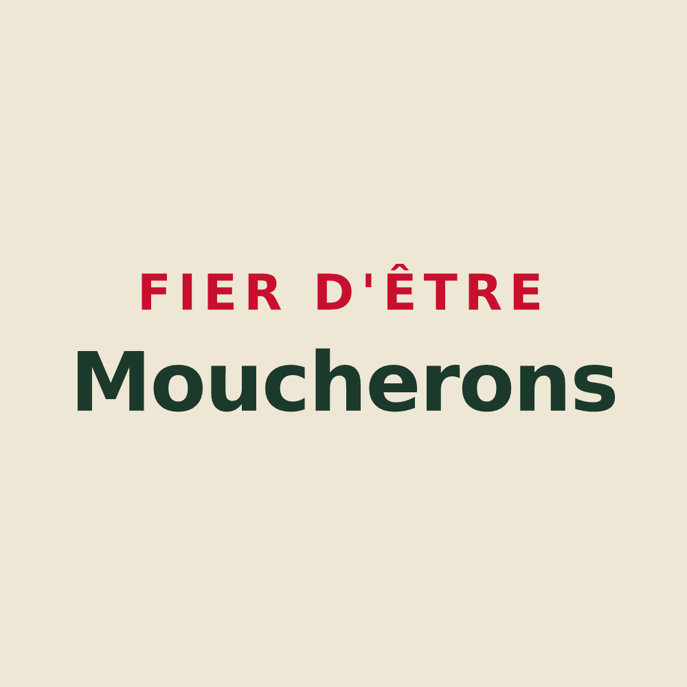Tote bag « Fier d'être Moucherons » — design pour La Mouche