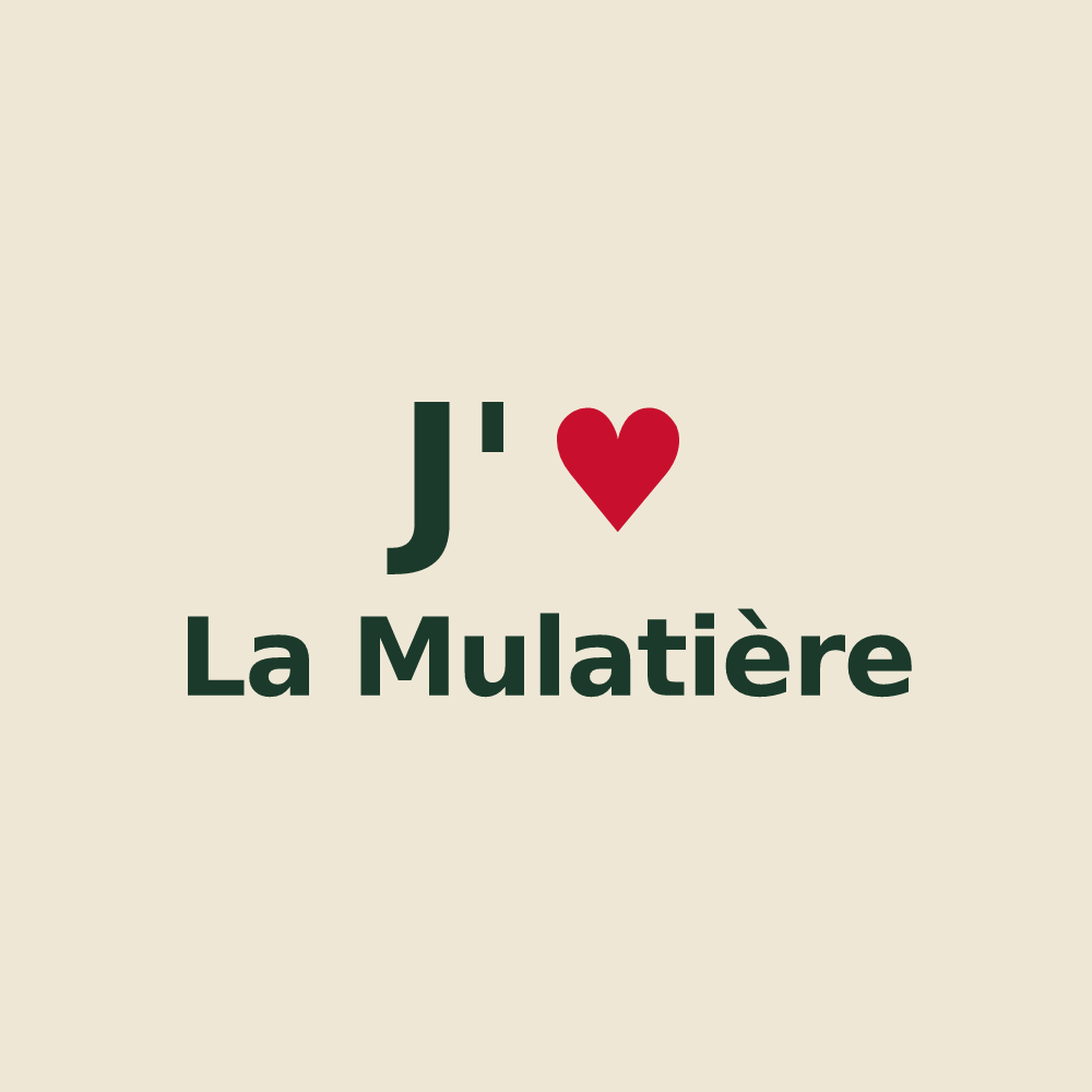 Tote bag personnalisé La Mulatière — design J'aime La Mulatière