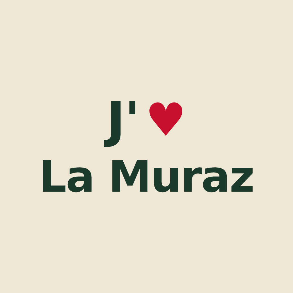 Tote bag personnalisé La Muraz — design J'aime La Muraz