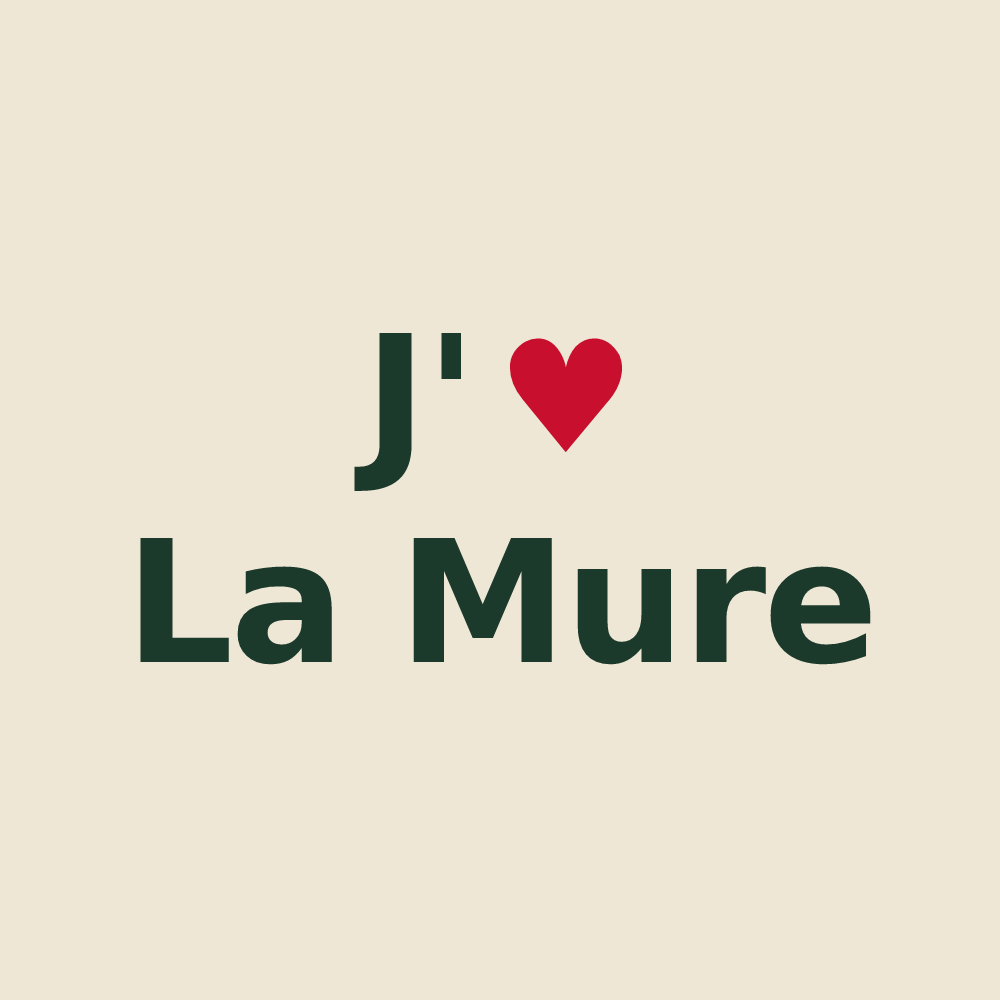 Tote bag personnalisé La Mure — design J'aime La Mure