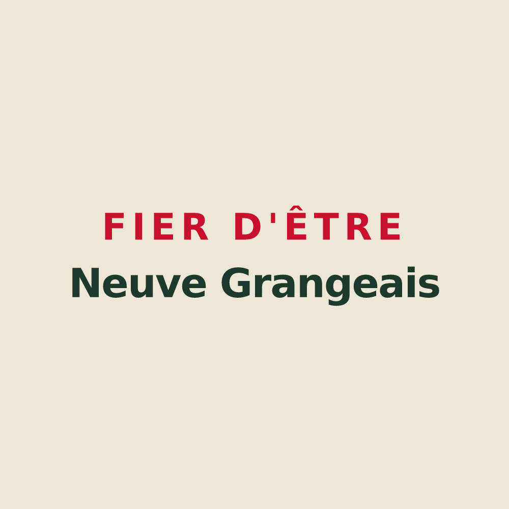 Tote bag « Fier d'être Neuve Grangeais » — design pour La Neuve-Grange