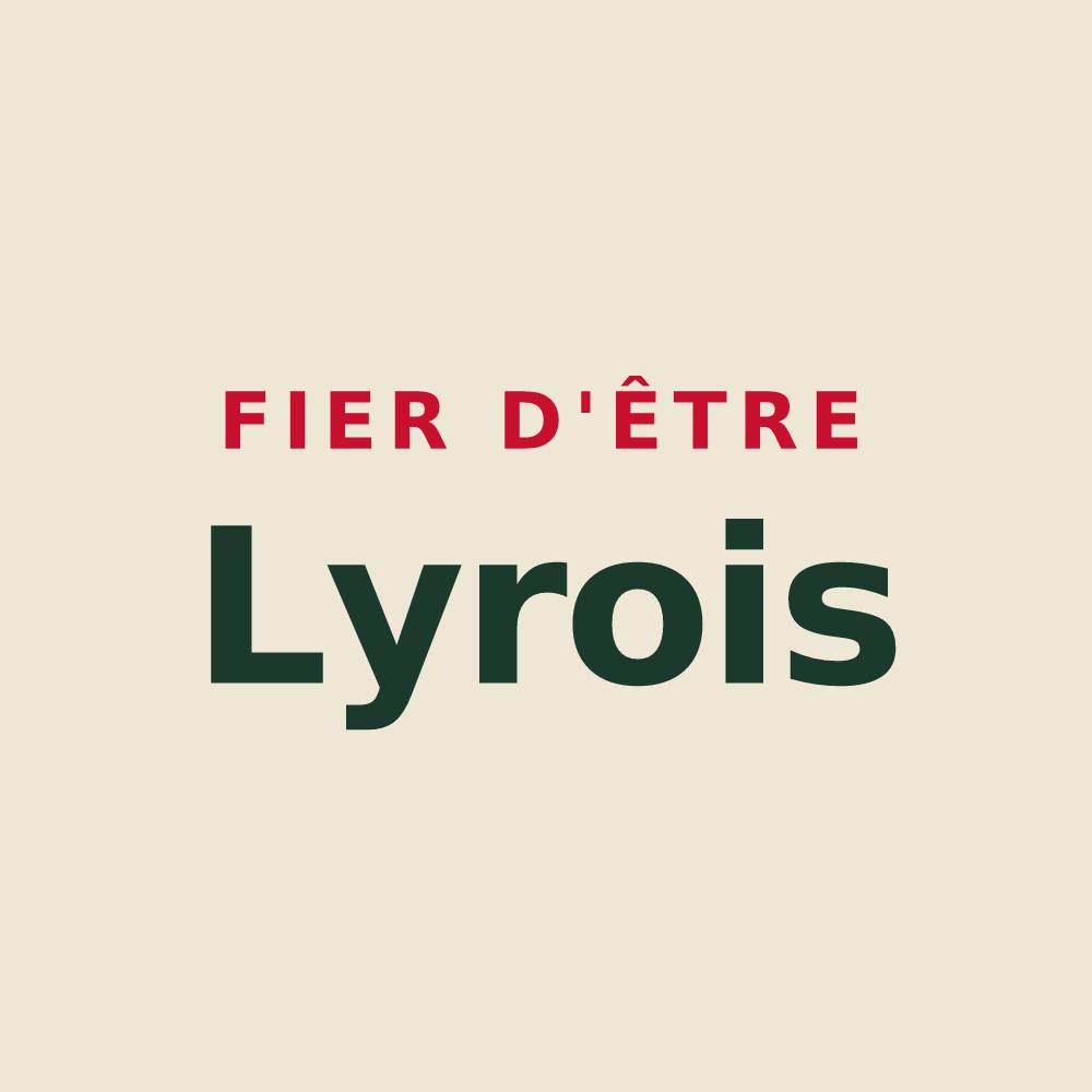 Tote bag « Fier d'être Lyrois » — design pour La Neuve-Lyre