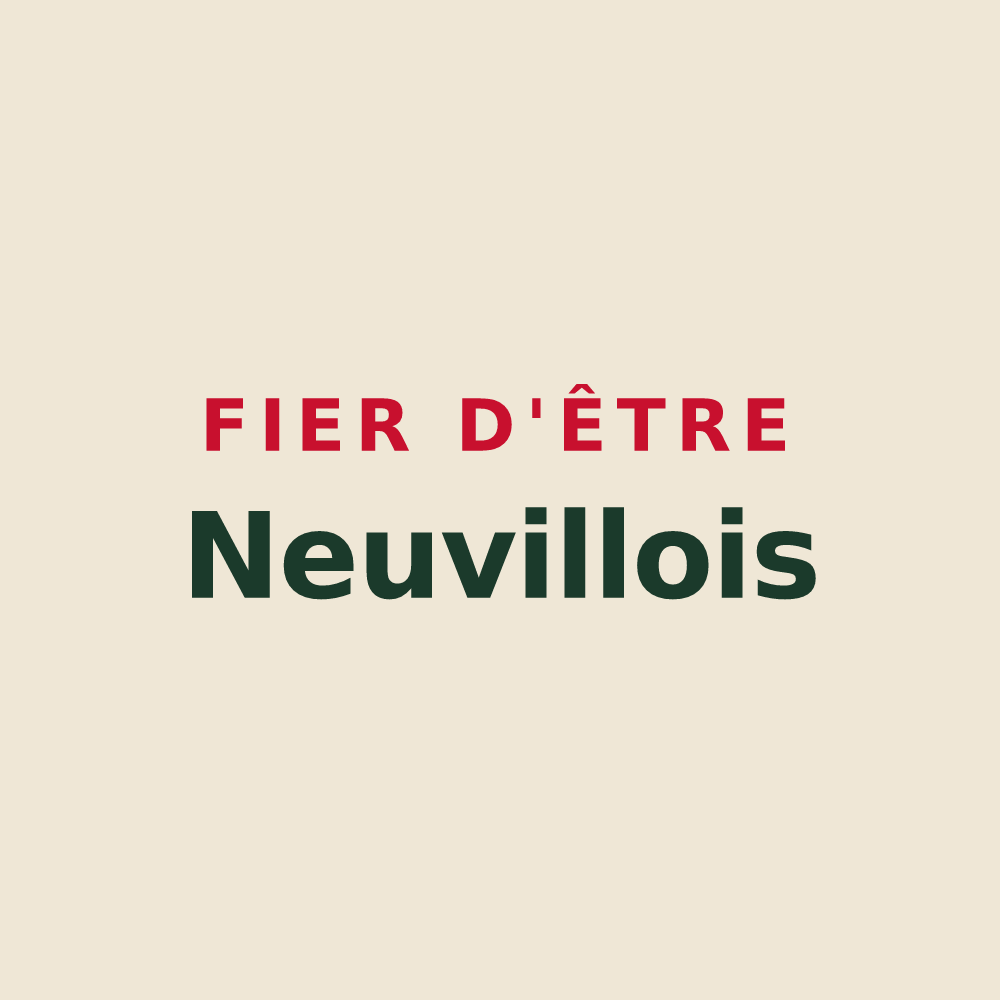 Tote bag « Fier d'être Neuvillois » — design pour La Neuville-aux-Bois