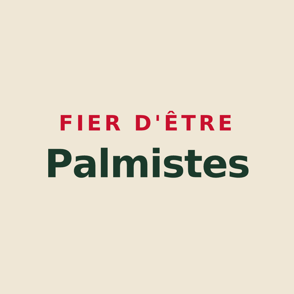 Tote bag « Fier d'être Palmistes » — design pour La Palme