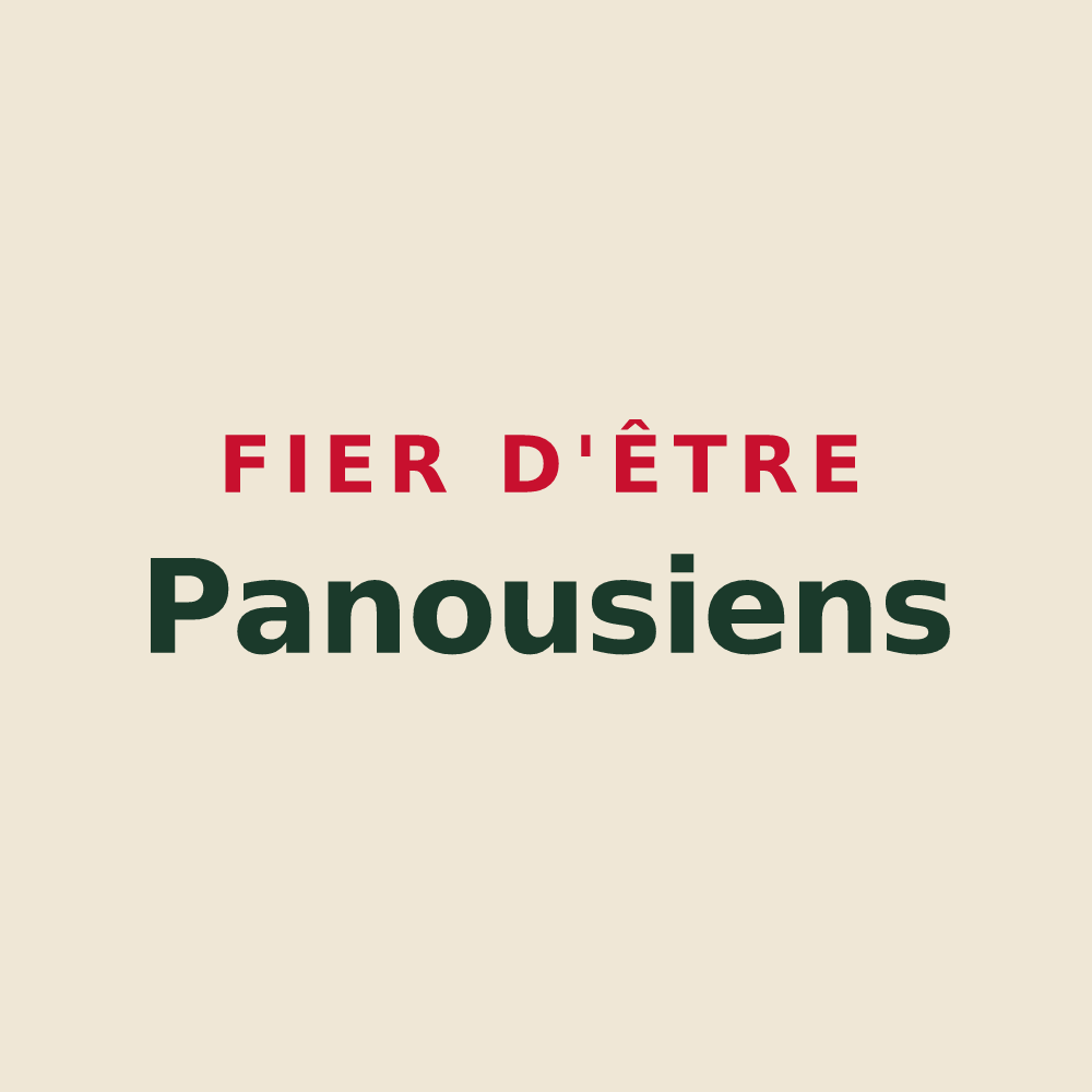 Tote bag « Fier d'être Panousiens » — design pour La Panouse