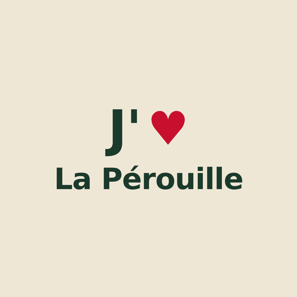Tote bag personnalisé La Pérouille — design J'aime La Pérouille