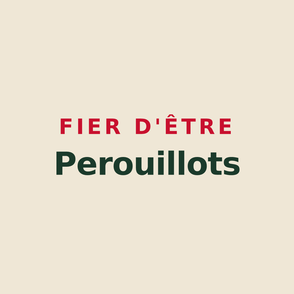 Tote bag « Fier d'être Perouillots » — design pour La Pérouille