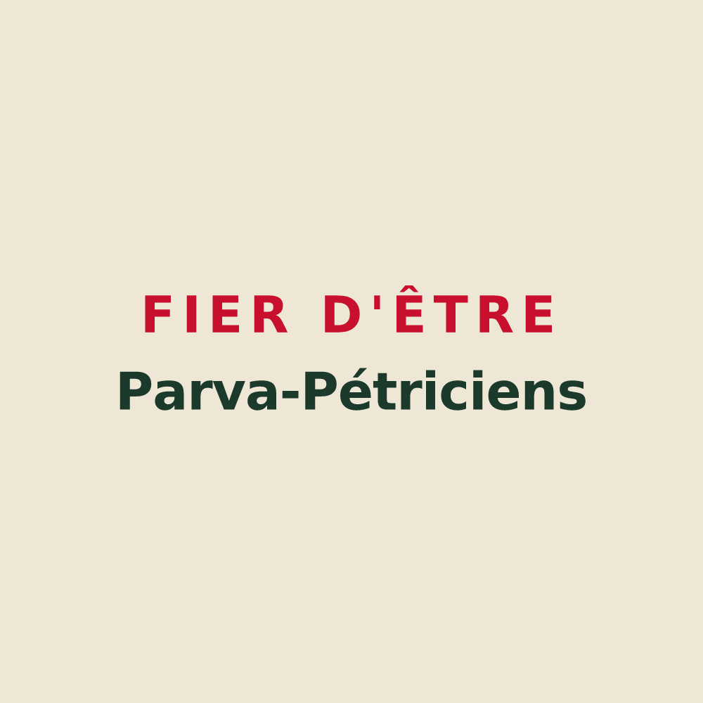 Tote bag « Fier d'être Parva-Pétriciens » — design pour La Petite-Pierre