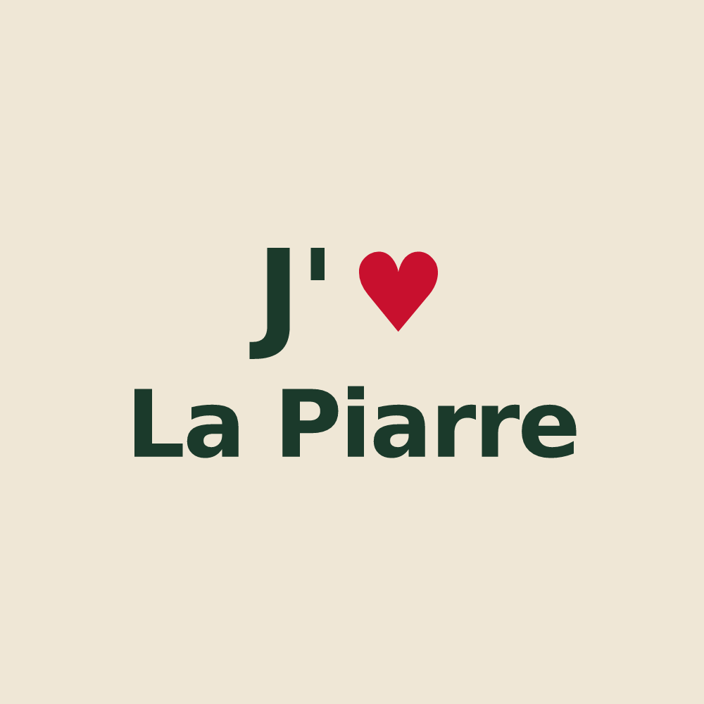 Tote bag personnalisé La Piarre — design J'aime La Piarre