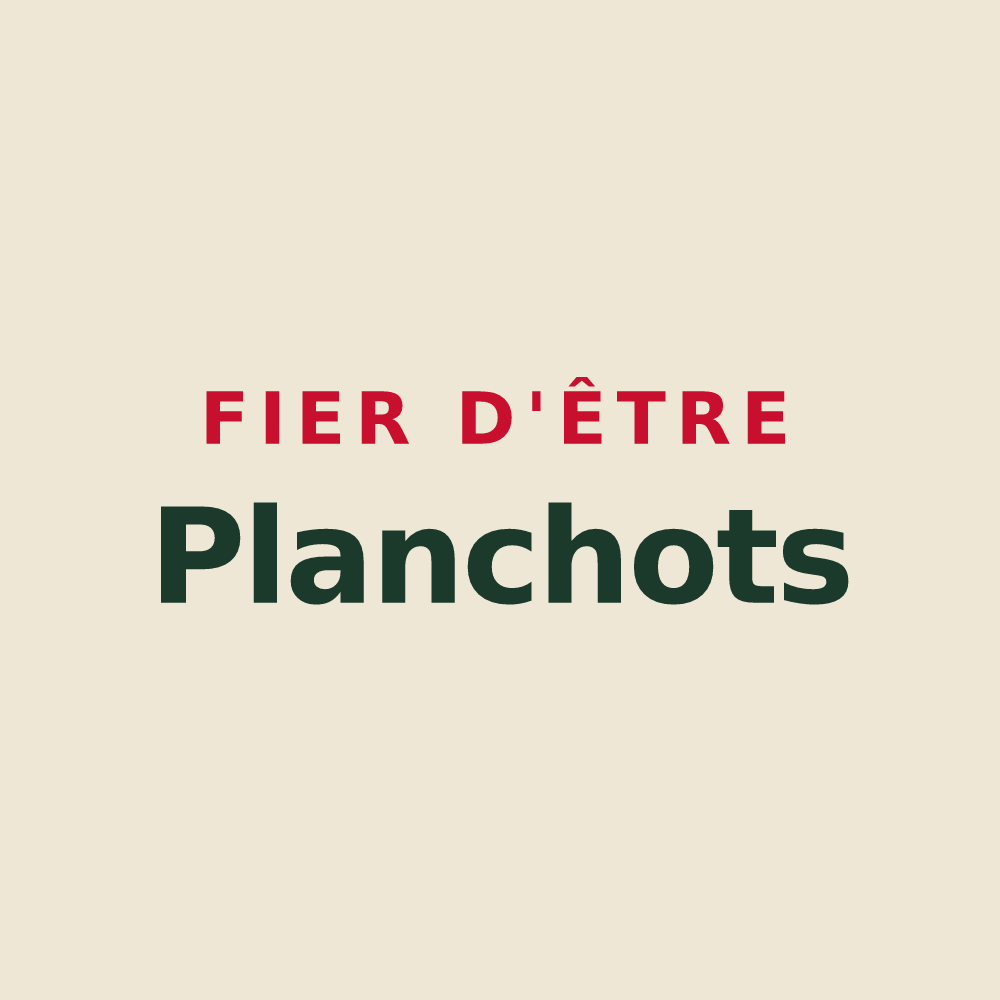 Tote bag « Fier d'être Planchots » — design pour La Planche