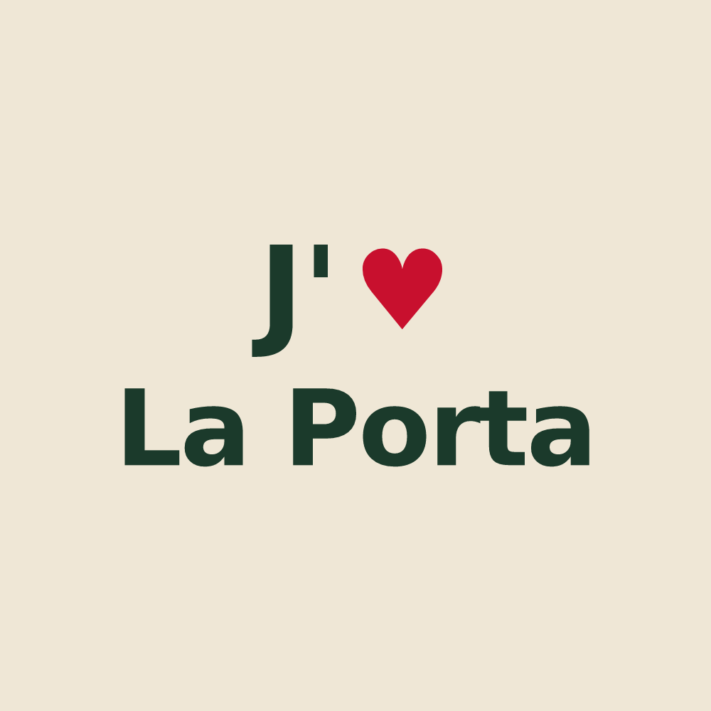 Tote bag personnalisé La Porta — design J'aime La Porta