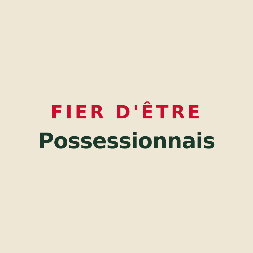 Tote bag « Fier d'être Possessionnais » — design pour La Possession