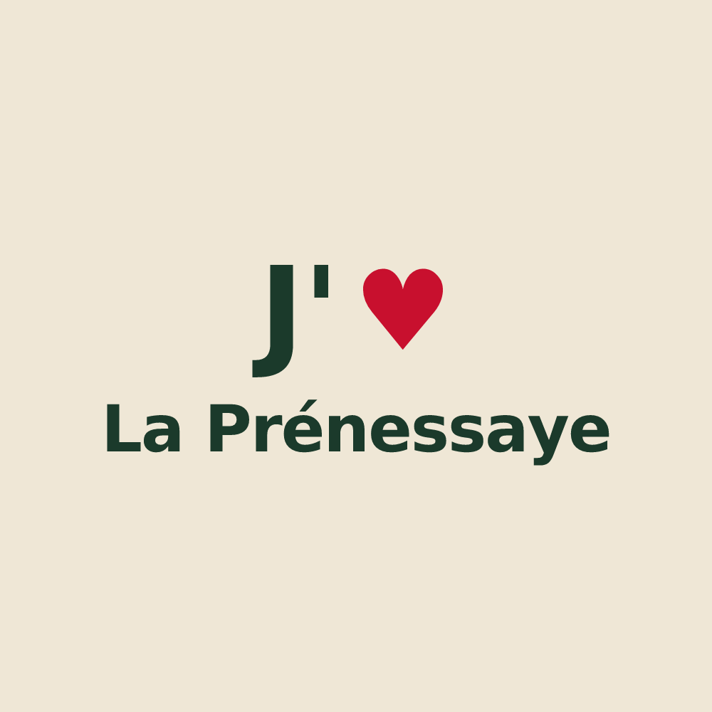 Tote bag personnalisé La Prénessaye — design J'aime La Prénessaye