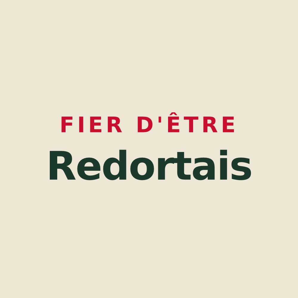 Tote bag « Fier d'être Redortais » — design pour La Redorte