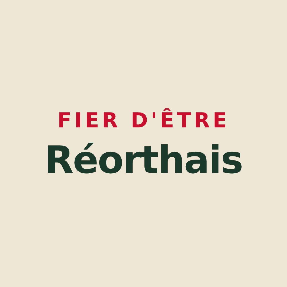 Tote bag « Fier d'être Réorthais » — design pour La Réorthe