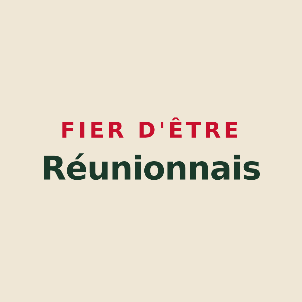 Tote bag « Fier d'être Réunionnais » — design pour La Réunion