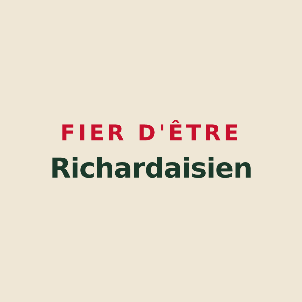 Tote bag « Fier d'être Richardaisien » — design pour La Richardais