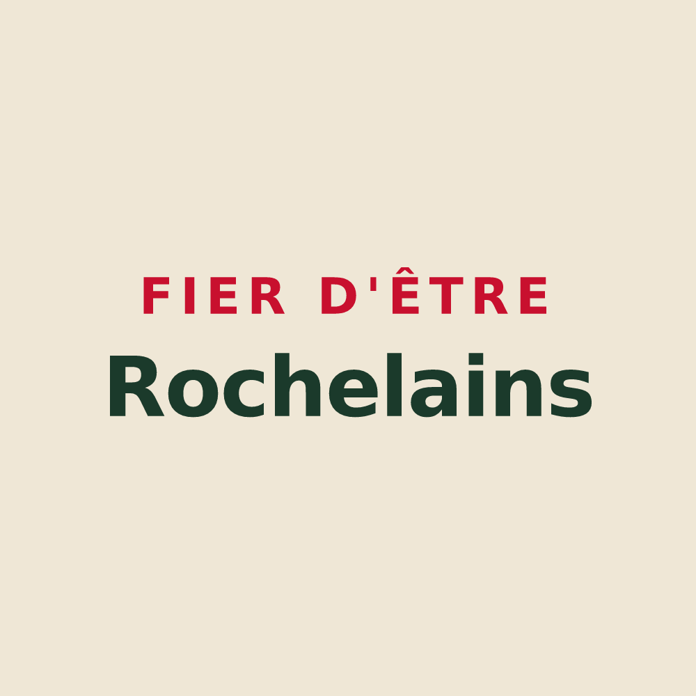 Tote bag « Fier d'être Rochelains » — design pour La Roche-de-Glun