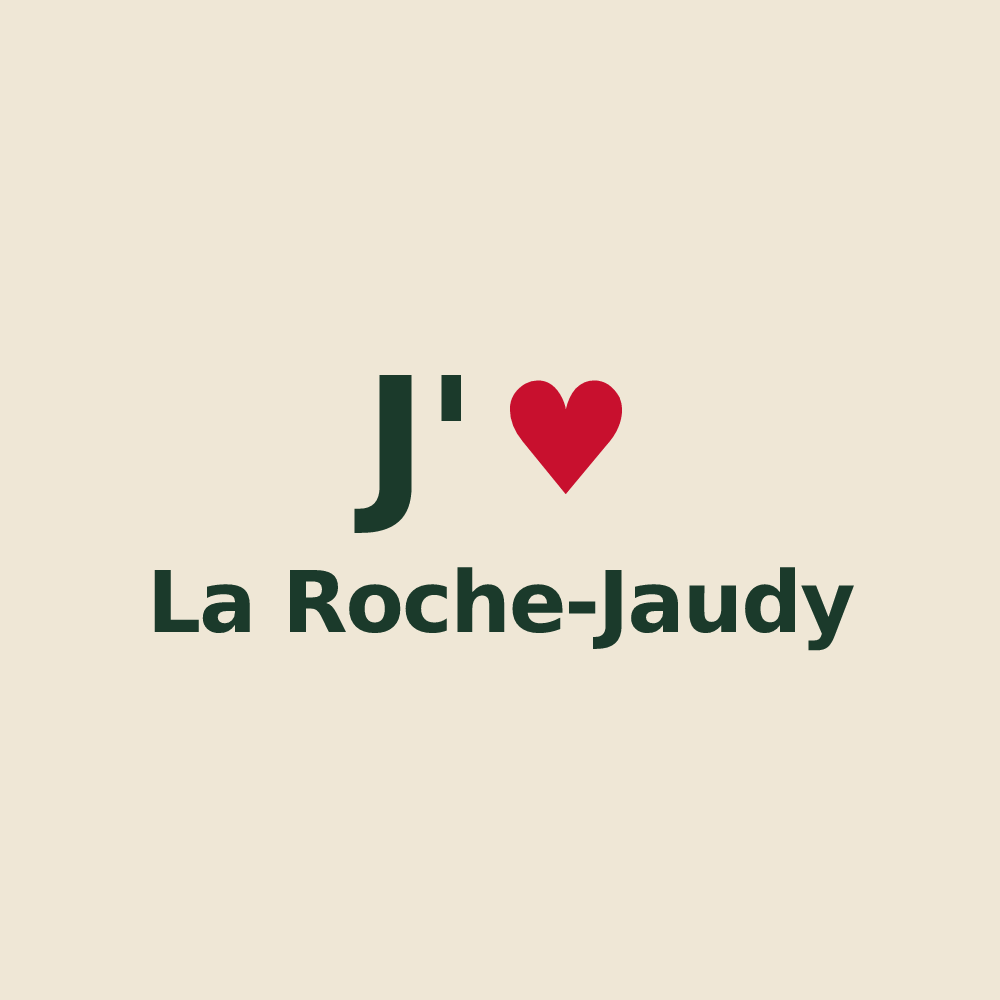 Tote bag personnalisé La Roche-Jaudy — design J'aime La Roche-Jaudy