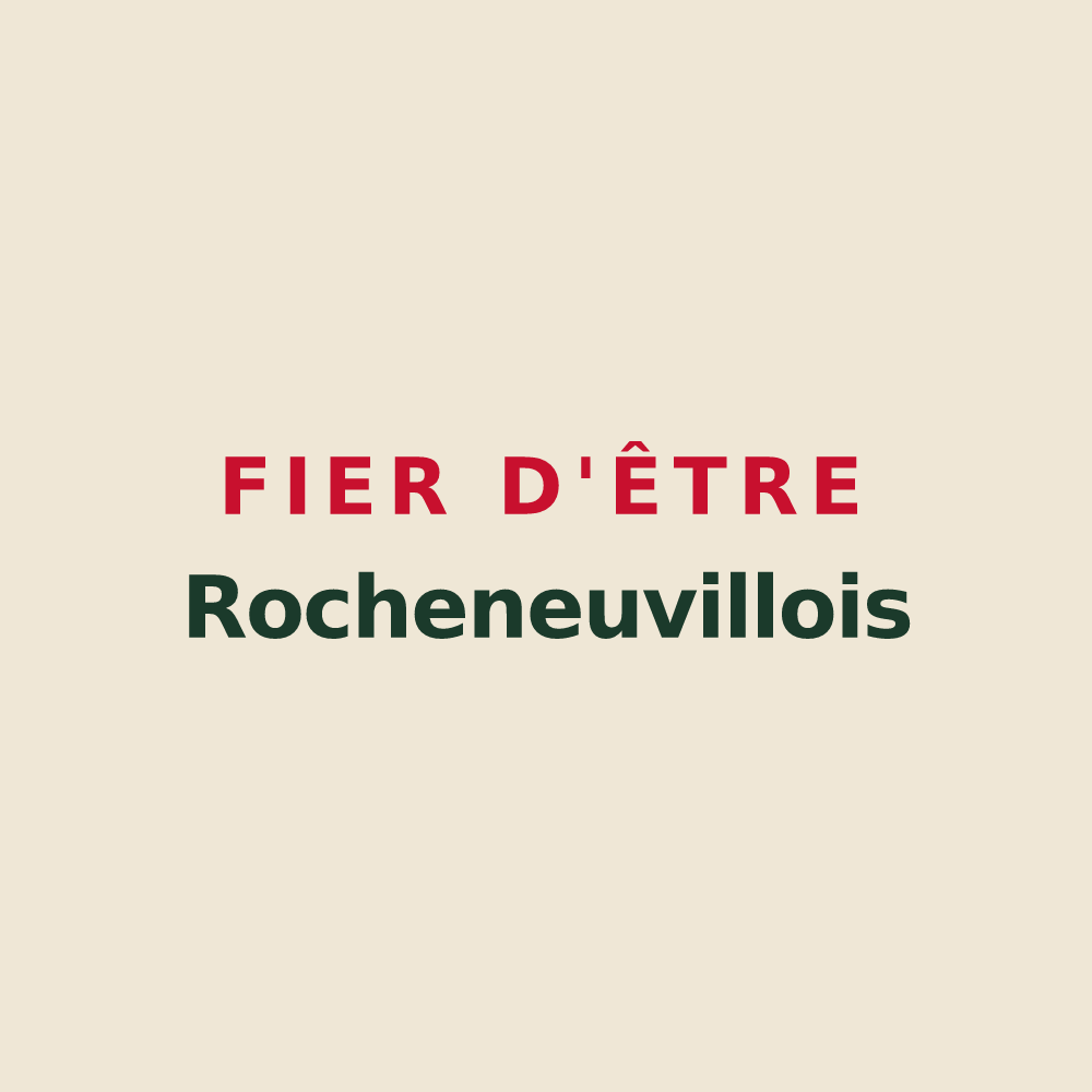 Tote bag « Fier d'être Rocheneuvillois » — design pour La Roche-Neuville
