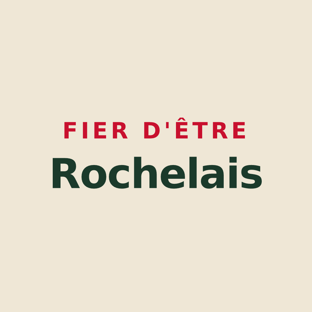 Tote bag « Fier d'être Rochelais » — design pour La Roche-Posay